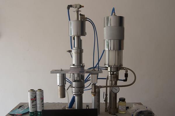  Semi automatic Aerosol Filling Machine