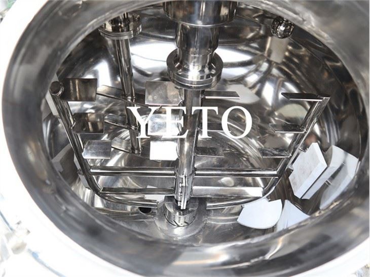 100L Fixed Vacuum Vacuum Emulsifier Mixer Machine Homogenised Milk Machine